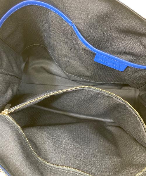 PELLE MORBIDA（ペッレモルビダ）PELLE MORBIDA (ペッレモルビダ) レザートートバッグ ブルーの古着・服飾アイテム