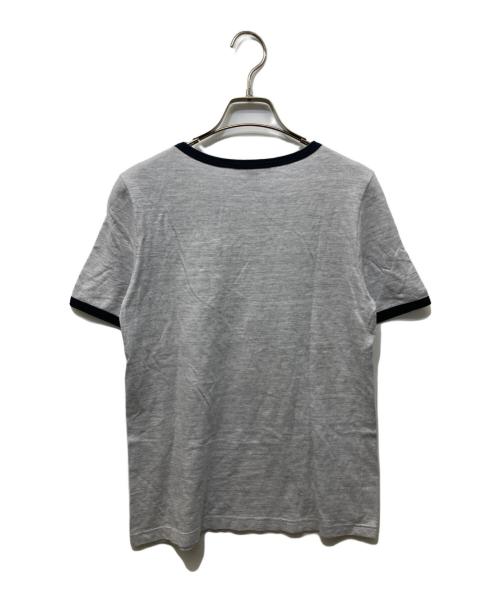 LOUIS VUITTON（ルイ ヴィトン）LOUIS VUITTON (ルイ ヴィトン) ロゴヘンリーネックTシャツ グレー サイズ:XLの古着・服飾アイテム