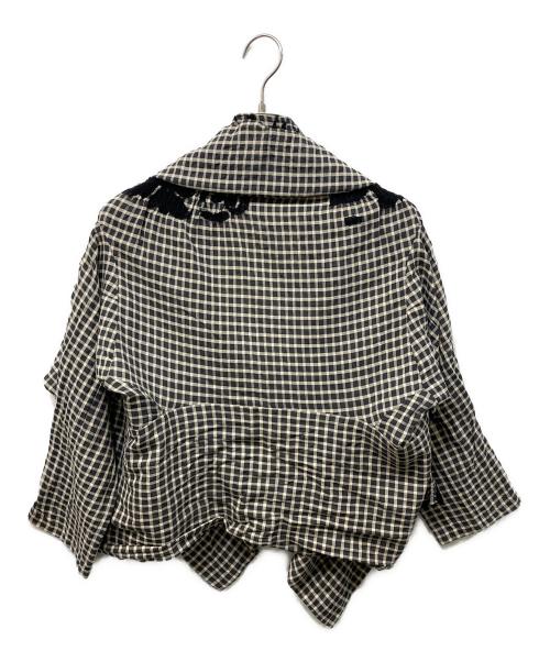 HaaT（ハート）HaaT (ハート) チェックブラウス ベージュ サイズ:2の古着・服飾アイテム