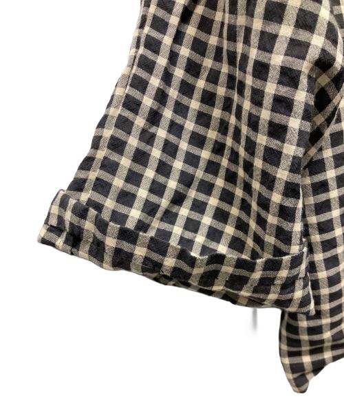 HaaT（ハート）HaaT (ハート) チェックブラウス ベージュ サイズ:2の古着・服飾アイテム