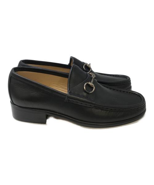 GUCCI（グッチ）GUCCI (グッチ) ホースビットローファー ブラック サイズ:36 1/2の古着・服飾アイテム