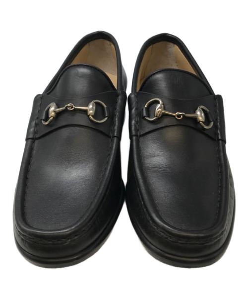 GUCCI（グッチ）GUCCI (グッチ) ホースビットローファー ブラック サイズ:36 1/2の古着・服飾アイテム