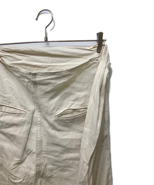 archi（アーキ）archi (アーキ) S/L NEP WRAP SLACKS ベージュ サイズ:Mの古着・服飾アイテム