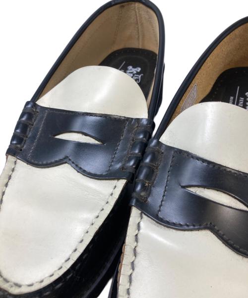 kenford（ケンフォード）kenford (ケンフォード) タンクソールローファー ブラック×ホワイト サイズ:24㎝の古着・服飾アイテム