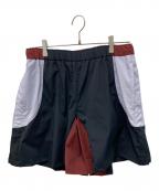 UNTRACEアントレース）の古着「LEISURE SHORTS」｜パープル×ブラック