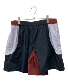 UNTRACE（アントレース）の古着「LEISURE SHORTS」｜パープル×ブラック