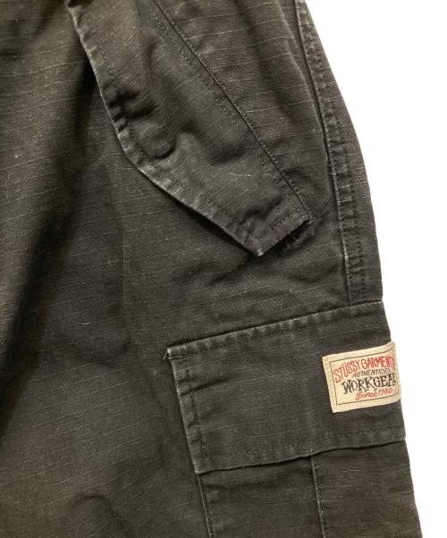 stussy（ステューシー）stussy (ステューシー) Ripstop Cargo Beach ハーフパンツ ブラック サイズ:Mの古着・服飾アイテム