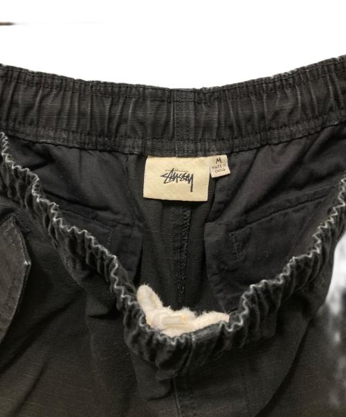 stussy（ステューシー）stussy (ステューシー) Ripstop Cargo Beach ハーフパンツ ブラック サイズ:Mの古着・服飾アイテム