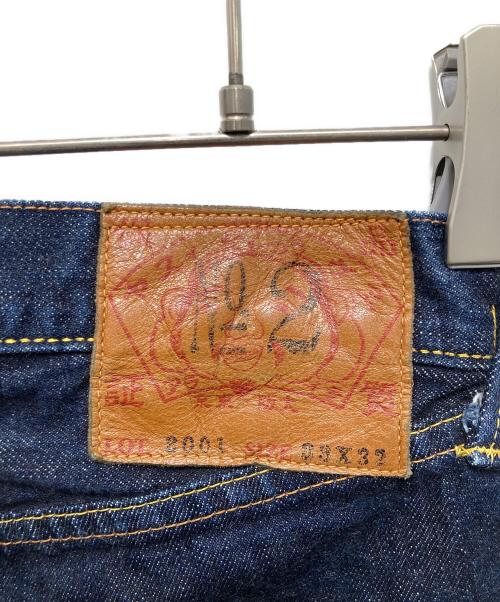 EVISU（エヴィス）EVISU (エヴィス) No.2 2色カモメペイントデニムパンツ インディゴ サイズ:33×32の古着・服飾アイテム