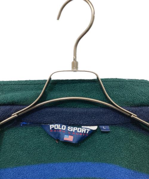 POLO SPORT（ポロスポーツ）POLO SPORT (ポロスポーツ) フリーススイングトップ マルチカラー サイズ:Lの古着・服飾アイテム