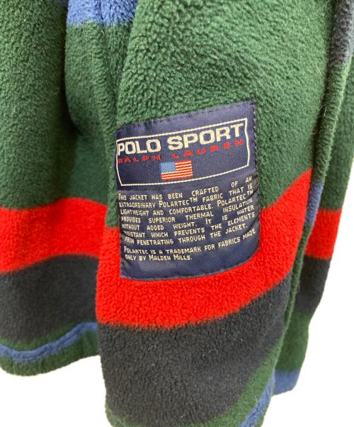 POLO SPORT（ポロスポーツ）POLO SPORT (ポロスポーツ) フリーススイングトップ マルチカラー サイズ:Lの古着・服飾アイテム