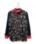 COMME des GARCONS SHIRT（コムデギャルソンシャツ）の古着「グラフィックシャツ」｜ブラック×レッド