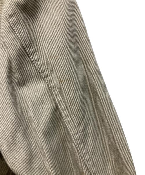 COMME des GARCONS HOMME PLUS（コムデギャルソンオムプリュス）COMME des GARCONS HOMME PLUS (コムデギャルソンオムプリュス) 2008AW ペイントデザインロングジャケット ベージュ サイズ:Sの古着・服飾アイテム