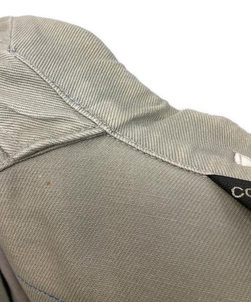 COMME des GARCONS HOMME PLUS（コムデギャルソンオムプリュス）COMME des GARCONS HOMME PLUS (コムデギャルソンオムプリュス) 2008AW ペイントデザインロングジャケット ベージュ サイズ:Sの古着・服飾アイテム