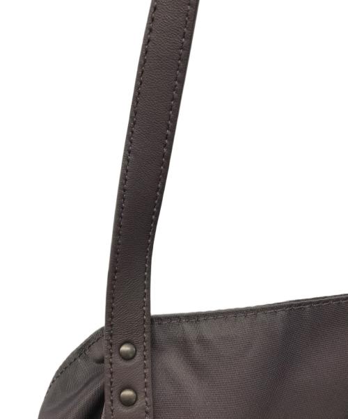 BOTTEGA VENETA（ボッテガベネタ）BOTTEGA VENETA (ボッテガベネタ) イントレッチオリュージョン ナイロン×レザー トートバッグ パープルの古着・服飾アイテム