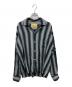 seven by seven（セブンバイセブン）の古着「OPEN COLLAR SHIRTS - Gradation stripe -」｜グレー