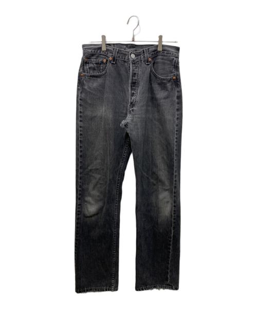 LEVI'S（リーバイス）LEVI'S (リーバイス) USA501 後染めブラックデニムパンツ ブラック サイズ:W33の古着・服飾アイテム
