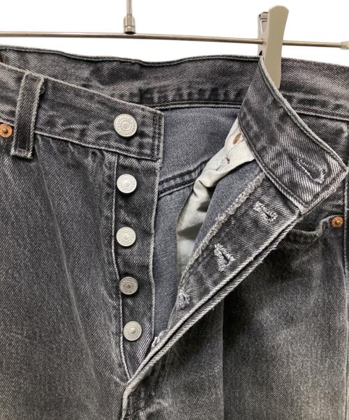 LEVI'S（リーバイス）LEVI'S (リーバイス) USA501 後染めブラックデニムパンツ ブラック サイズ:W33の古着・服飾アイテム