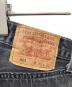 中古・古着 LEVI'S (リーバイス) USA501 後染めブラックデニムパンツ ブラック サイズ:W33：11000円