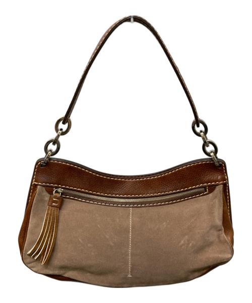 TOD'S（トッズ）TOD'S (トッズ) ワンショルダーバッグ ブラウンの古着・服飾アイテム