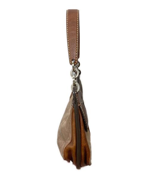 TOD'S（トッズ）TOD'S (トッズ) ワンショルダーバッグ ブラウンの古着・服飾アイテム