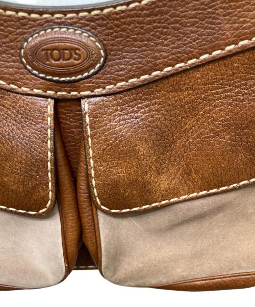 TOD'S（トッズ）TOD'S (トッズ) ワンショルダーバッグ ブラウンの古着・服飾アイテム