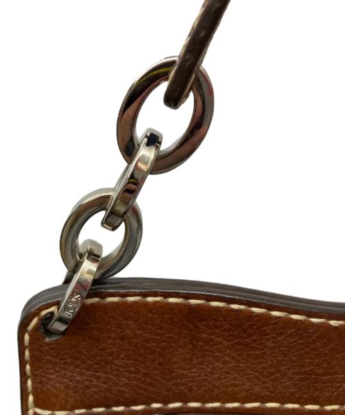 TOD'S（トッズ）TOD'S (トッズ) ワンショルダーバッグ ブラウンの古着・服飾アイテム
