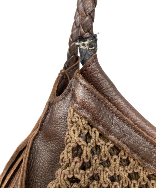 BOTTEGA VENETA（ボッテガベネタ）BOTTEGA VENETA (ボッテガベネタ) ワンショルダーバッグ ブラウンの古着・服飾アイテム