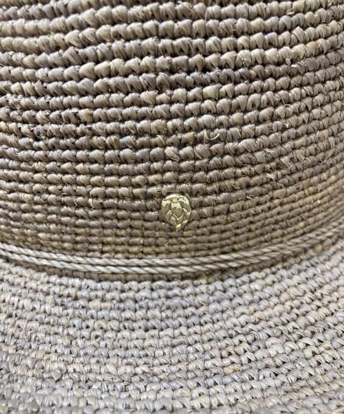 HELEN KAMINSKI（ヘレンカミンスキー）HELEN KAMINSKI (ヘレンカミンスキー) ラフィアハット グレーの古着・服飾アイテム