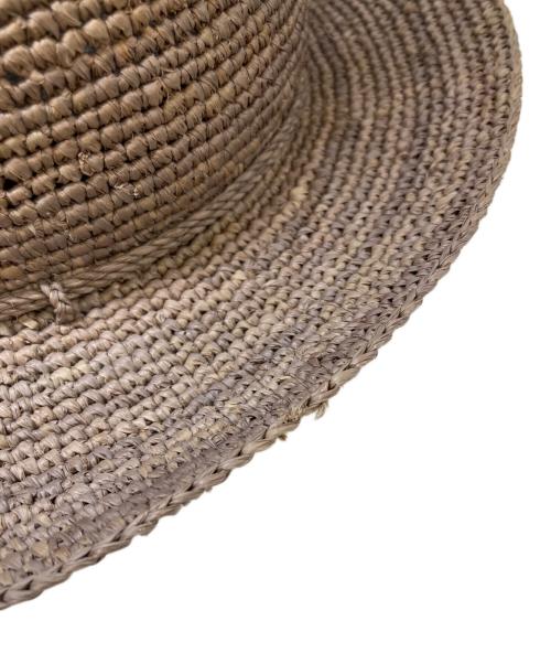 HELEN KAMINSKI（ヘレンカミンスキー）HELEN KAMINSKI (ヘレンカミンスキー) ラフィアハット グレーの古着・服飾アイテム