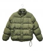 stussyステューシー）の古着「Ripstop Down Puffer」｜カーキ