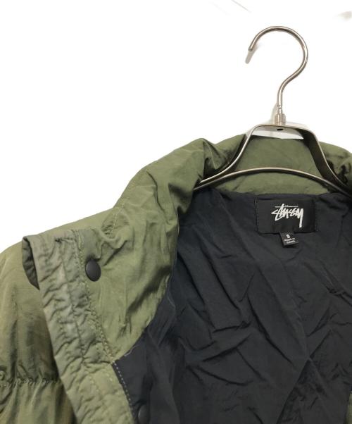 stussy（ステューシー）stussy (ステューシー) Ripstop Down Puffer カーキ サイズ:Sの古着・服飾アイテム