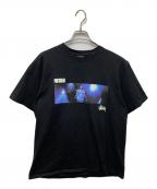 stussyステューシー）の古着「PORTISHEAD dummy tee」｜ブラック