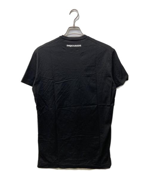 DSQUARED2（ディースクエアード）DSQUARED2 (ディースクエアード) ACID2 メープルリーフ T ブラック サイズ:Mの古着・服飾アイテム