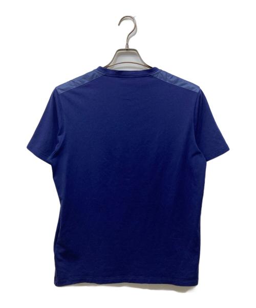 PRADA（プラダ）PRADA (プラダ) ラバーロゴ ポケット Tシャツ ネイビー サイズ:Mの古着・服飾アイテム