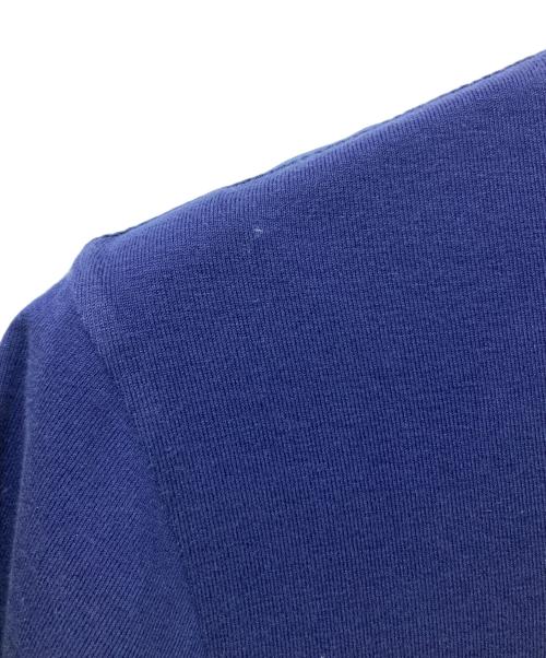 PRADA（プラダ）PRADA (プラダ) ラバーロゴ ポケット Tシャツ ネイビー サイズ:Mの古着・服飾アイテム