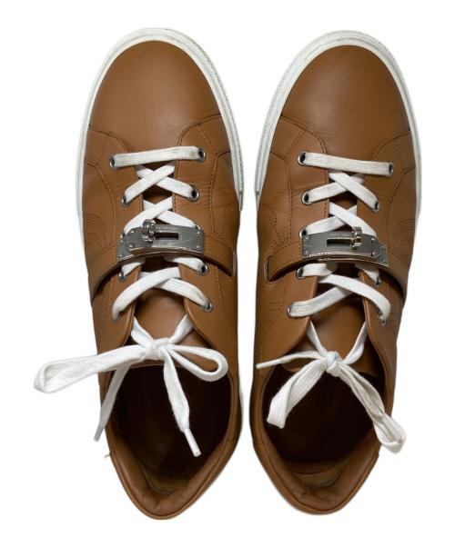 HERMES（エルメス）HERMES (エルメス) デイスニーカー ブラウン サイズ:44の古着・服飾アイテム