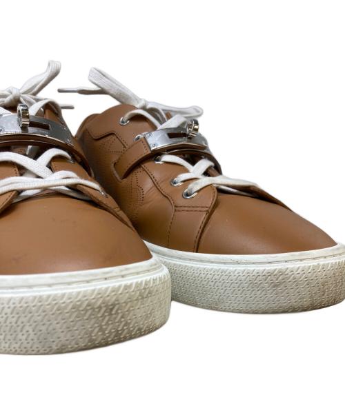HERMES（エルメス）HERMES (エルメス) デイスニーカー ブラウン サイズ:44の古着・服飾アイテム