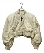 PRANK PROJECTプランクプロジェクト）の古着「Power Shoulder Short Blouson」｜ベージュ