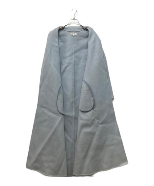 MADISON BLUE（マディソンブルー）MADISON BLUE (マディソンブルー) REVER DOLMANSLEEVE LONG COAT ブルー サイズ:00の古着・服飾アイテム