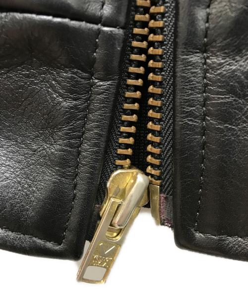 VANSON（バンソン）VANSON (バンソン) TJV チームジャケット ブラック×レッド サイズ:36の古着・服飾アイテム