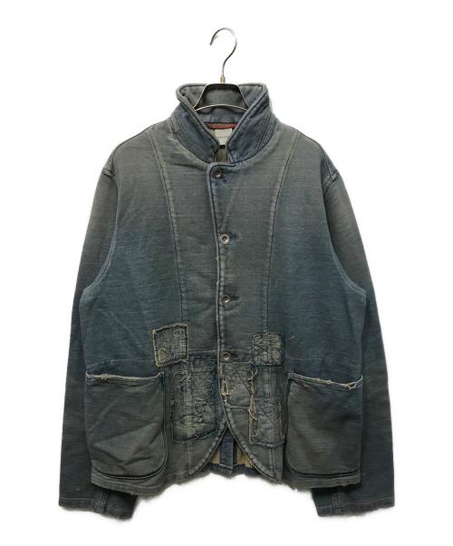KAPITAL（キャピタル）KAPITAL (キャピタル) 襤褸加工スウェットデニムカバーオール インディゴ サイズ:4の古着・服飾アイテム