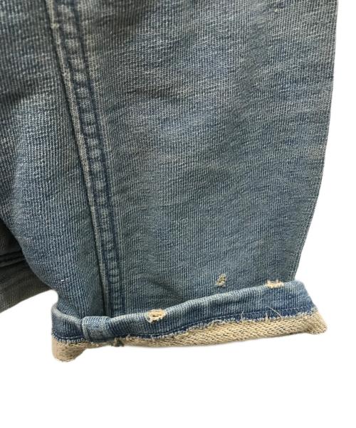 KAPITAL（キャピタル）KAPITAL (キャピタル) 襤褸加工スウェットデニムカバーオール インディゴ サイズ:4の古着・服飾アイテム