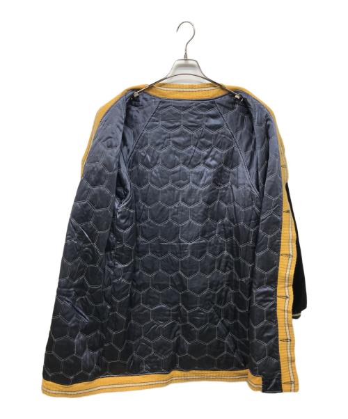 KAPITAL（キャピタル）KAPITAL (キャピタル) 百稚虎スカジャン ブラック×ネイビー サイズ:4(XL)の古着・服飾アイテム