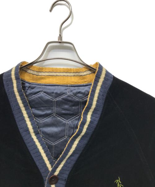 KAPITAL（キャピタル）KAPITAL (キャピタル) 百稚虎スカジャン ブラック×ネイビー サイズ:4(XL)の古着・服飾アイテム