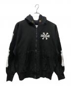 NEXUSVIIネクサスセブン）の古着「BONES W/S Z-HOODIE」｜ブラック