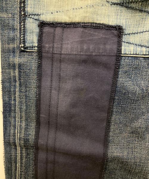 NEIGHBORHOOD（ネイバーフッド）NEIGHBORHOOD (ネイバーフッド) FRAGMENT BASIC パッチワークデニムパンツ インディゴ サイズ:Lの古着・服飾アイテム