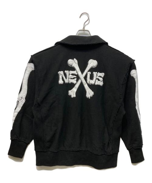 NEXUSVII（ネクサスセブン）NEXUSVII (ネクサスセブン) BONES SNAP PULLOVER ブラック サイズ:46の古着・服飾アイテム