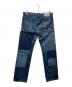 NEIGHBORHOOD (ネイバーフッド) FRAGMENT NARROW パッチワークデニムパンツ インディゴ サイズ:M：11000円
