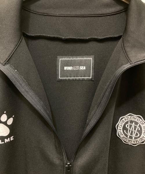 KELME（ケルメ）KELME (ケルメ) WIND AND SEA (ウィンダンシー) トラックジャケット ブラック サイズ:Lの古着・服飾アイテム